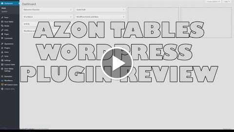 Azon Tables Amazon Affiliate Tables WordPress Plugin Review - Best Amazon Tables plugin?