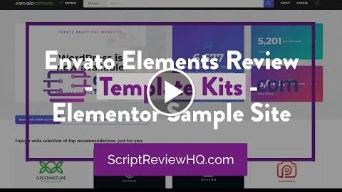 Envato Elements Review - Template Kits - Elementor Sample Site