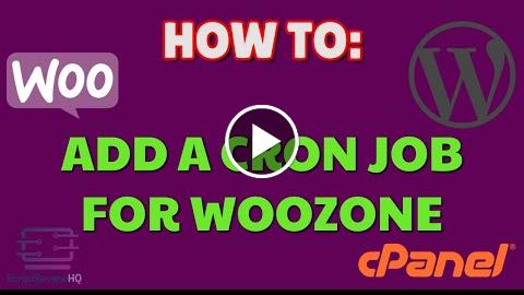How to add a Cron Job for Woozone (WZone)