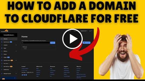 How to add a domain to Cloudflare for Free