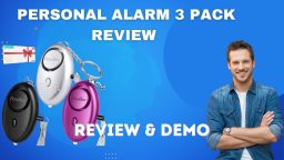Personal Alarms Review 3 Pack | Demo with Sound Meter