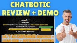Chatbotic Review and Demo - 24/7 Assistant, Lead Gen and Affiliate Promos