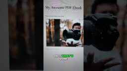How to sell ebooks and PDFs on your Website